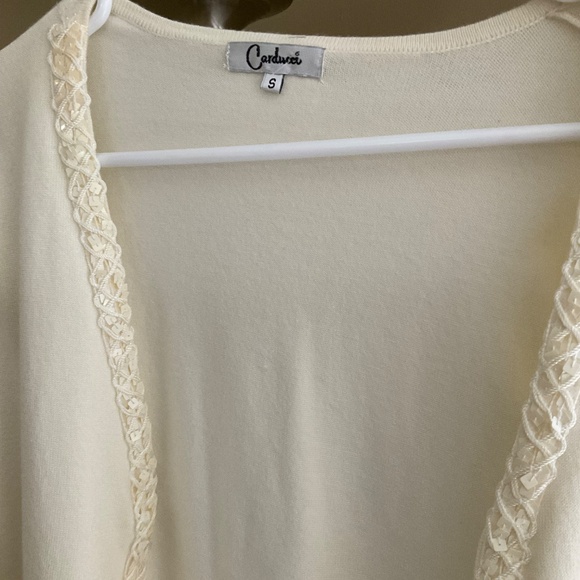 Carducci Beige Sweater Size Small - Picture 4 of 5